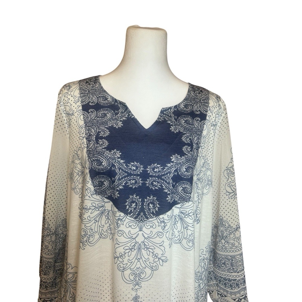 Chico's Size 1 3PC Bundle | Dress + Tunic + Floral Top | M - Picture 11 of 16